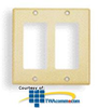 ICC Decorex Two Insert Faceplate - IC107DFD - TelephoneStuff.com