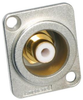 Rca Connector, Jack, 2Pos, White; No. Of Contacts Amphenol - 23AC1099 - Newark, An Avnet Company