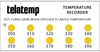 300-390F TEMP RECORDER 10 WINDOW - 300-390 - Telatemp Corporation