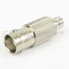 50 Ohm BNC Female (Jack) to 75 Ohm SMB Jack (Jack) Adapter, Nickel Plated Brass Body, High Temp, 1.2 VSWR -- SM3648 - Image