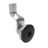 Quarter-Turn Cam Latch, 8 mm Square Recess, 34mm  Grip, Not Sealed, Zinc Alloy, Powder Coat, Black - E5-1-085-180 - Southco