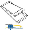 Hubbell Cover/Flange for Three-Service Floor Box - 3SFBCGYA - TelephoneStuff.com
