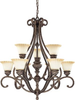 60-2904 Mid. Chandeliers-Glass Up - 403404 - Capital Lighting, Inc.