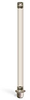 Vented Straight Nylon Liquid Level Gage, 9 1/2” Sight Opening, 1/2” Male NPT Mounting Thread -- B3641-40916BA4W