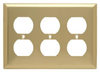 Standard Wall Plate - SB83-PB - Legrand - Pass & Seymour