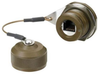 Ruggedized Jam-nut, Zinc-nickel finish with Grounding Shield and Dust Cap - T5C00022 - MilesTek Corporation