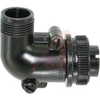 connector,metal circ,rt angle plug,size14s,for 4#16 crimp pin cont,black finish - 70110878 - Allied Electronics, Inc.