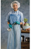 Ansell 54-742 Green Vinyl Reusable General Purpose & Work Apron - 33 in Width - 49 in Length - 076490-72615 -- 076490-72615 - Image