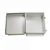 14x12x07 UL Listed Fiberglass Reinf Polyester FRP Weatherproof Outdoor IP66 NEMA 4 Enclosure, Gray -- TEF141207 - Image