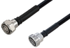 Fire Rated 4.3-10 Male to 7/16 DIN Female Low PIM Cable 200 cm Length Using SPF-375 Coax Using Times Microwave Parts - PE3C6507-200CM - Pasternack