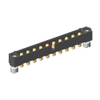10 Pos. Male SIL Vertical Throughboard Conn. Jackscrews -- M80-5000000M2-10-PM1-00-000 - Image