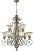 6126-9-58 Large Chandeliers-Glass Shade - 473384 - Capital Lighting, Inc.