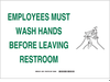Personal Hygiene Sign - 87732 - Brady Corporation