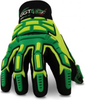 Hexarmor Gator Grip GGT5 Black/Green 11 Superfabric Cut-Resistant Gloves - ANSI 5, EN 388 5 Cut Resistance - Uncoated - 4020X SZ 11 - 4020X SZ 11 - R. S. Hughes Company, Inc.