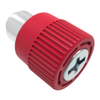 Captive Screw, M4 X 0.7, Flare-in, Phillips/Slot Combination, Knurled Red Knob - 4C-PS-M4-2F1-K013 - Southco