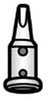 Weller Double Flat Tip PPT6 - Double Flat Tip - 0.46 in Tip Length - 0.093 in Tip Width - 037103-18367 - R. S. Hughes Company, Inc.