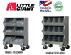 WELDED STEEL MOBILE STORAGE BINS -- HMS1-1532-6PH - Image
