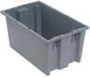 Genuine Stack & Nest Tote Bin, Grey; Bin Colour Quantum Storage - 44AC7529 - Newark, An Avnet Company
