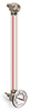 Nylon Liquid Level Gage with Dial Thermometer, 10” Centerline, Front Mount 1/2”-20 - B3642-21000BA1W - Oil-Rite Corp.
