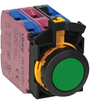 Switch, Pushbutton, Non-Illuminated, 4Pst, 10A, Green; Switch Operation Idec - 19X1153 - Newark, An Avnet Company