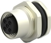 Sensor Conn, M12, Rcpt, 3Pos, Solder; Product Range Te Connectivity - 13AC1802 - Newark, An Avnet Company