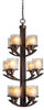 Large Chandeliers-Glass Shade - 340258 - Light Center (The)