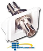 Siemon SM Bezel with 1 ST Fiber Adapter (1 Fiber) - SMC-1P-SA-02 - TelephoneStuff.com