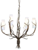 4756GW/SUNSET Mid. Chandeliers-Glass Up - 770652 - Capital Lighting, Inc.