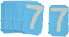 Brady Bradyglo Number Label - Printed Msg = 7 - 6003-7 - 754473-84147 - R. S. Hughes Company, Inc.