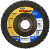 Norton Red Heat R961 CA Coarse Center Mount Fiberglass Conical Flap Disc - 66623399056 - Norton Abrasives