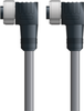 DN4110057F01 - LAPP UNITRONIC® DeviceNet Cordsets 14 & 18 AWG / 1 + 1 pair Bus - Gray PVC - 7/8 in Female 90 deg / 7/8 in Female 90 deg connectors - 1m - OLFDN4110057F01 - Lapp Tannehill