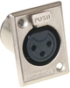 Xlr Connector, Rcpt, 3Pos, Panel Rohs Compliant Amphenol Sine/tuchel - 73AJ1021 - Newark, An Avnet Company