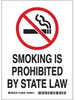 No Smoking Sign - 123045 - Brady Corporation