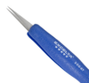 Excelta Five Star Ergonomic Utility Tweezers 3-CO-ET - Straight Very Fine Point Tip - 0.003 in Tip Width - 5 1/4 in Length - 0.002 in Thick - EXCELTA 3-CO-ET - R. S. Hughes Company, Inc.