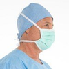 Kimberly-Clark Green Pleated Standard Surgical Mask - 15.563 in Width - 036000-49235 - 036000-49235 - R. S. Hughes Company, Inc.