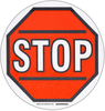 Brady Toughstripe B-534 Polyester Circle Stop Signs, Traffic Control Signs & Banners Sign - 17 in Width x 17 in Height - Laminated - TEXT: STOP - 104511 - 754473-16289 - R. S. Hughes Company, Inc.