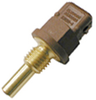 ES120 Series immersion temperature probe, NTC, 2,000 Ohm, ±5.0% tolerance, 20 °C [68 °F] accuracy, brass, threaded body (1/8 PTF 27 TPI), overmolded connector/Delphi 90° METRI-PACK -- ES120-0029