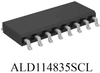 Quad/Dual N-Channel Depletion Mode MOSFET Array/Pair -- ALD114835SCL - Image