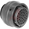 connector,metal circular,str plug w/cable clamp,size 8,2 #20 solder socket cont - 70143413 - Allied Electronics, Inc.