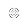 Mid Power SPEC Pak ® Cable Gland (Pm43) - PS4T40-9X - Anderson Power Products