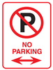 No Parking Sign - 103740 - Brady Corporation