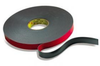 3M VHB 5958FR Black Foam Bonding VHB Very High Bond Tape - 47 in Width x 36 yd Length - 40 mil Thick - 31343 - 051115-31343 - R. S. Hughes Company, Inc.