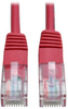 Cat5e 350MHz Molded Patch Cable (RJ45 M/M) - Red, 1-ft. -- N002-001-RD