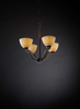 POR-8970-35-PLET-DBRZ Mid. Chandeliers-Glass Up - 494492 - Capital Lighting, Inc.