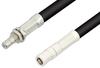 SMB Plug to SMB Jack Bulkhead Cable 72 Inch Length Using RG223 Coax - PE34497-72 - Pasternack