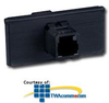 Siemon FOB Bezel with 1 Duplex MT-RJ Adapter (2 Fibers) - FOB-BZL-MT1-01 - TelephoneStuff.com
