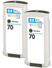 70 Ink Cartridge for Designjet Z2100/3100/3200 w/ Vivera Ink Twin Pack- Matte Black - CB339A - LexJet Corporation