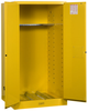Justrite Sure-Grip EX 55 gal Yellow Hazardous Material Storage Cabinet - 34 in Width - 65 in Height - Floor Standing - 697841-11453 - 697841-11453 - R. S. Hughes Company, Inc.
