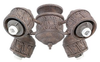 4 Light Fitter - Old Chicago - MC22OC - Monte Carlo Fan Company