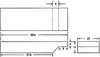 60 Gallon Rv Water Tank - R-RV25W - Plastic-Mart
